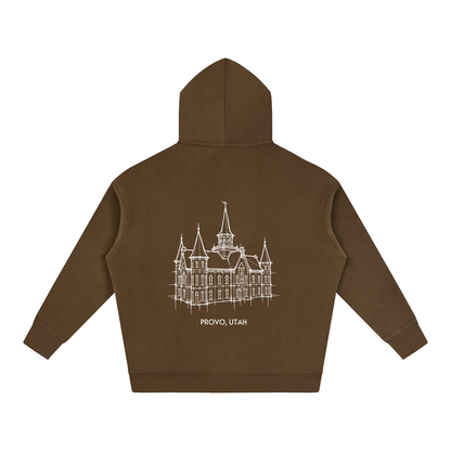 Ultra-soft Oversized Temple Hoodie (Provo City Center)