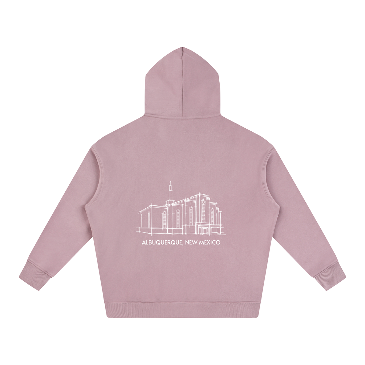 Ultra-soft Oversized Temple Hoodie (Albuquerque)
