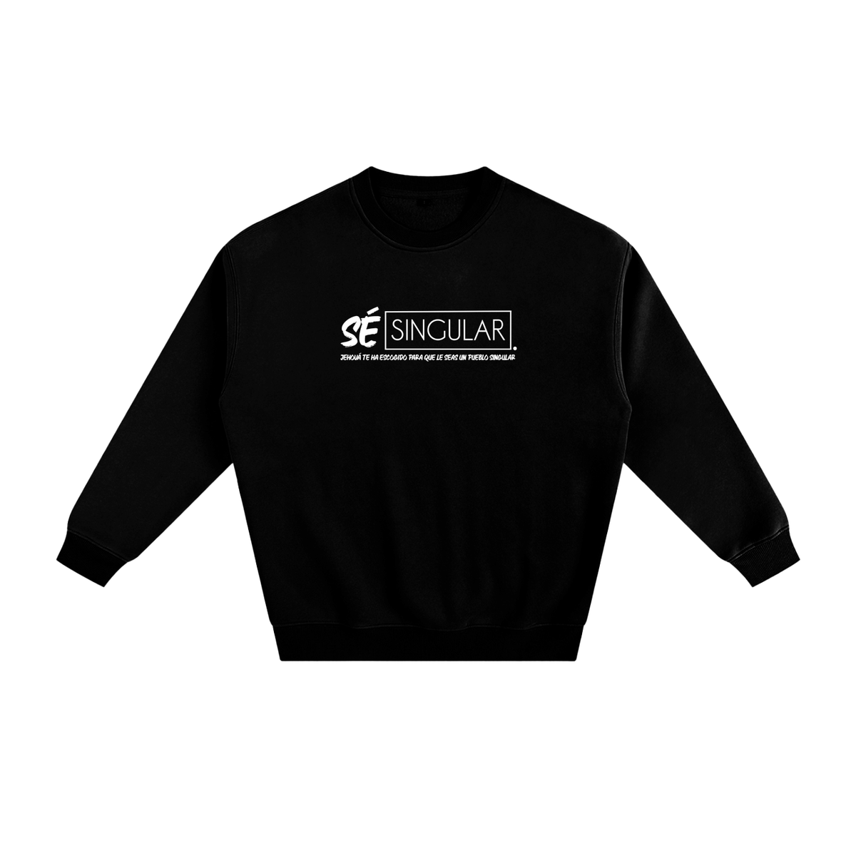 Sé Singular sweatshirt front print - Black