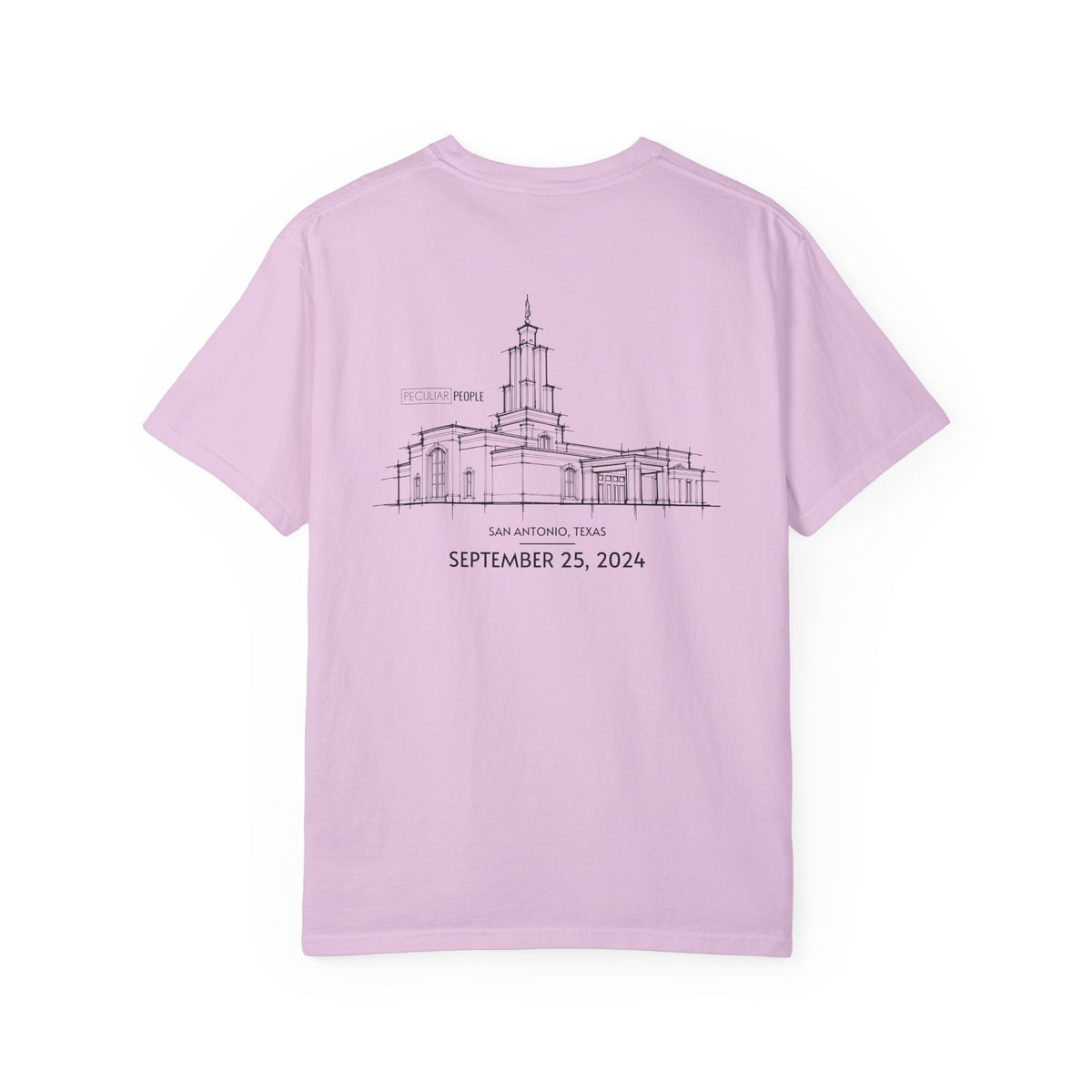 Essential Temple Tee – with personalizable date (San Antonio)