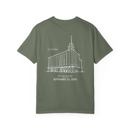 Essential Temple Tee – with personalizable date (Manhattan)