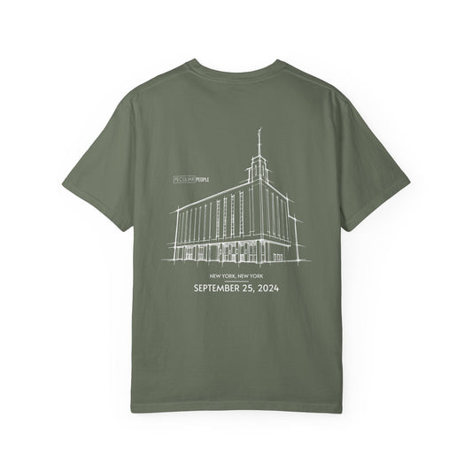 Essential Temple Tee – with personalizable date (Manhattan)