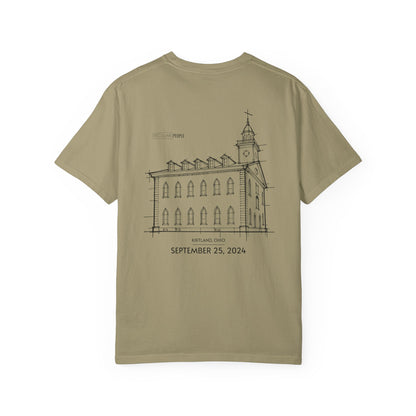 Essential Temple Tee – with personalizable date (Kirtland)