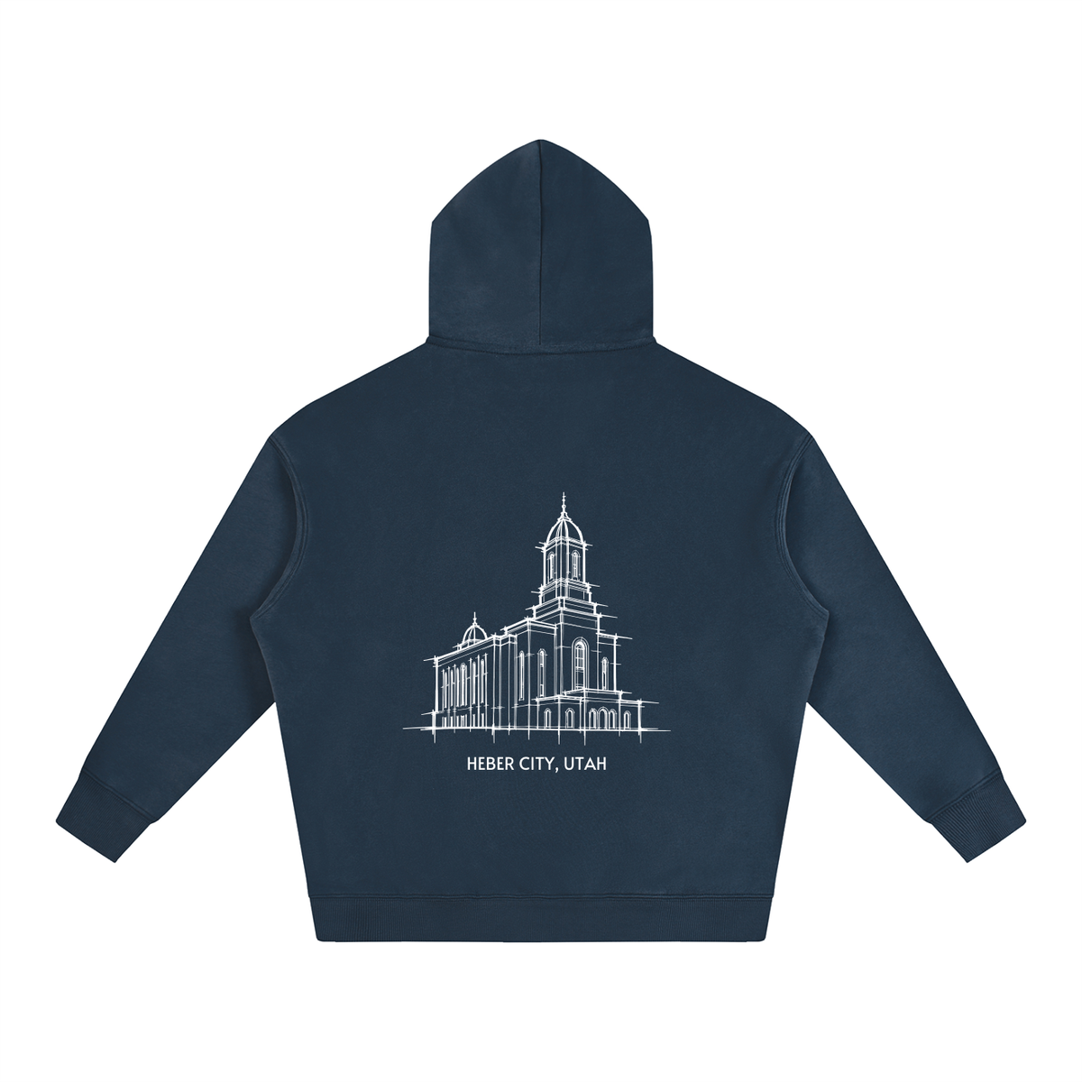 Ultra-soft Oversized Temple Hoodie (Heber Valley)