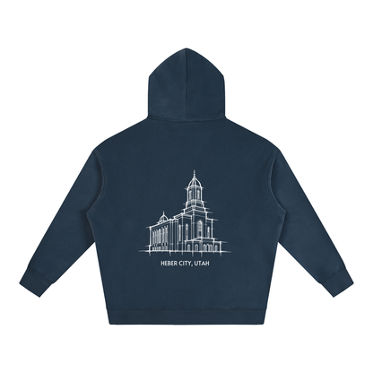 Ultra-soft Oversized Temple Hoodie (Heber Valley)