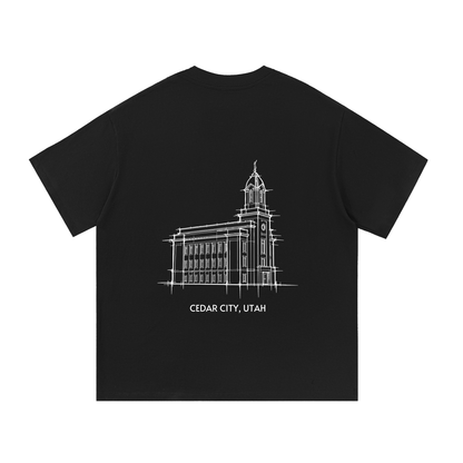 Essential Heavyweight Temple Tee (Cedar City)