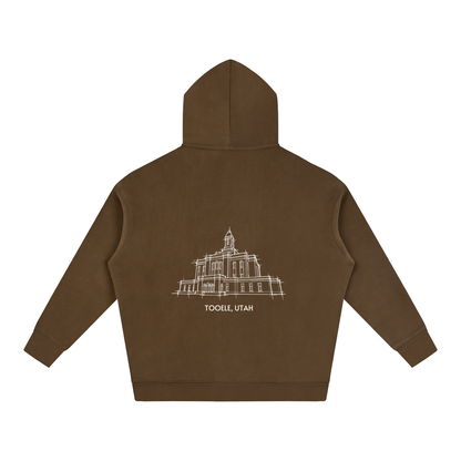 Ultra-soft Oversized Temple Hoodie (Deseret Peak)