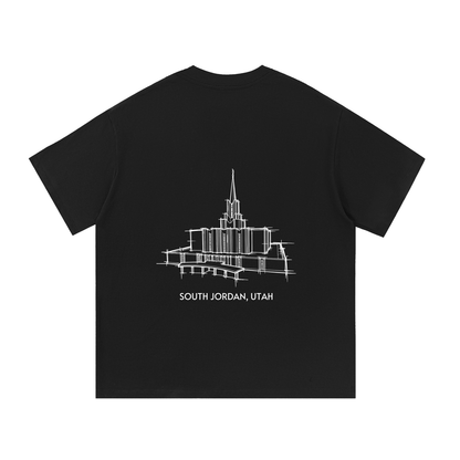 Essential Heavyweight Temple Tee (Jordan River)
