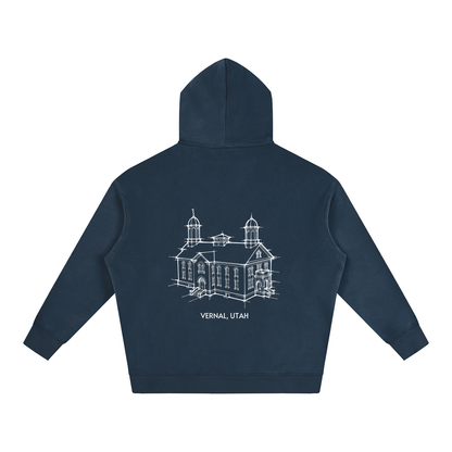 Ultra-soft Oversized Temple Hoodie (Vernal)