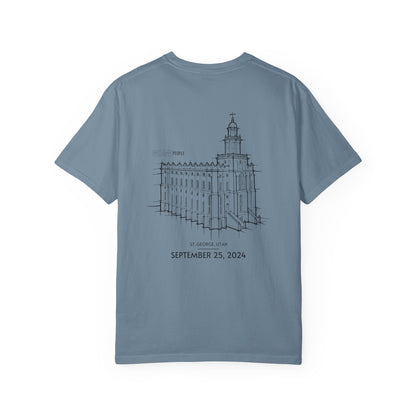 Essential Temple Tee – with personalizable date (St. George)