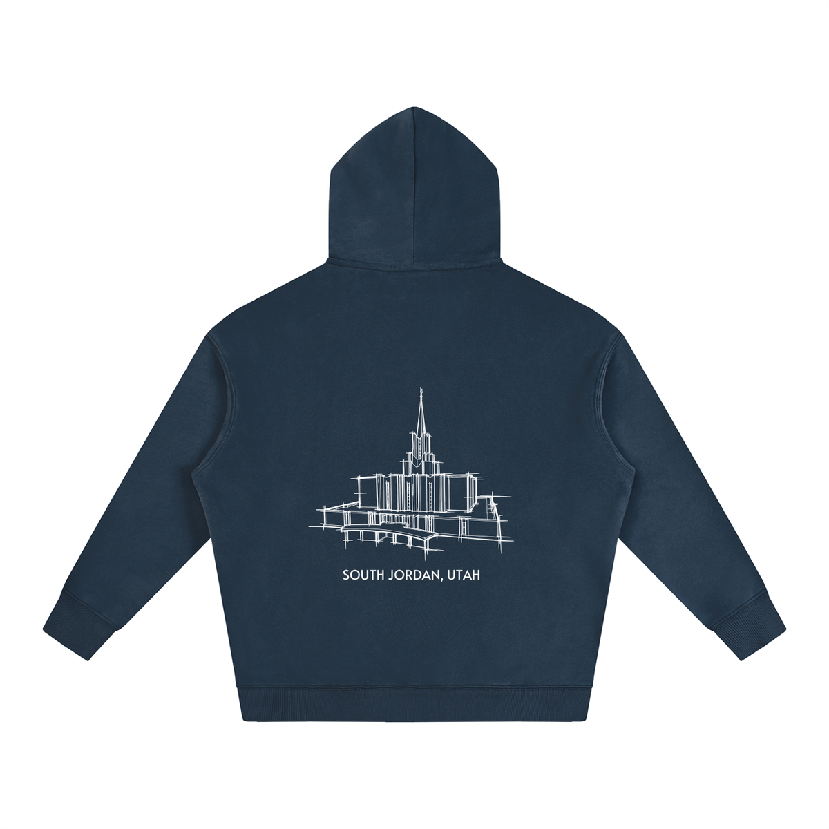 Ultra-soft Oversized Temple Hoodie (Jordan River)