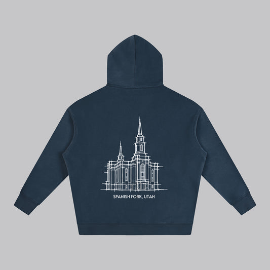 Ultra-soft Oversized Temple Hoodie (Spanish Fork)