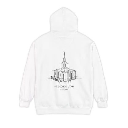 Pillar Temple Hoodie (Red Cliffs)
