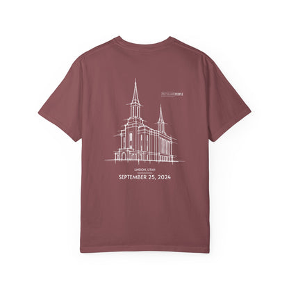 Essential Temple Tee – with personalizable date (Lindon)