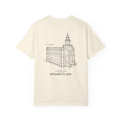 Essential Temple Tee – with personalizable date (St. George)