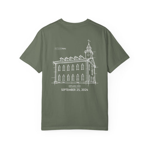 Essential Temple Tee – with personalizable date (Kirtland)