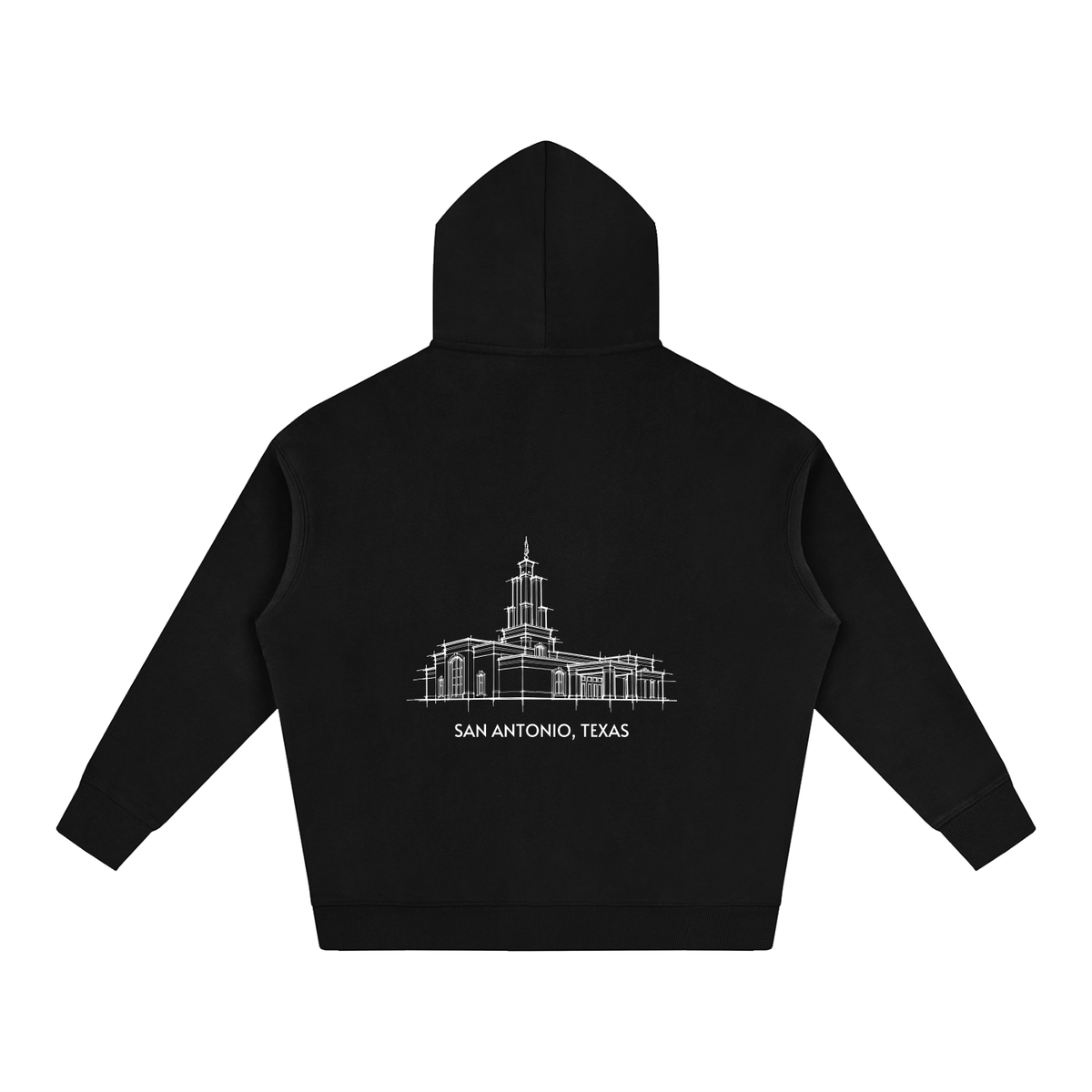 Ultra-soft Oversized Temple Hoodie (San Antonio)