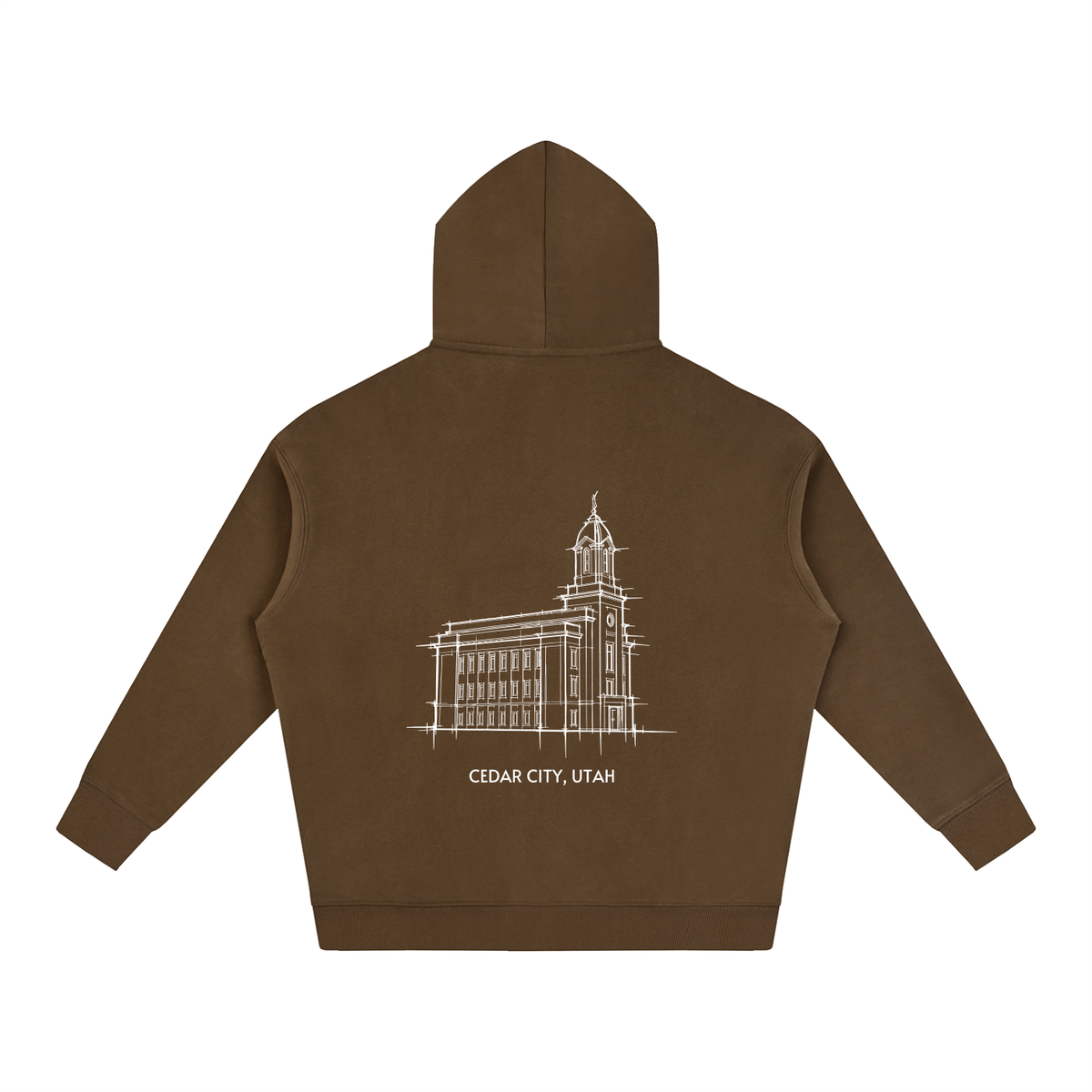Ultra-soft Oversized Temple Hoodie (Cedar City)