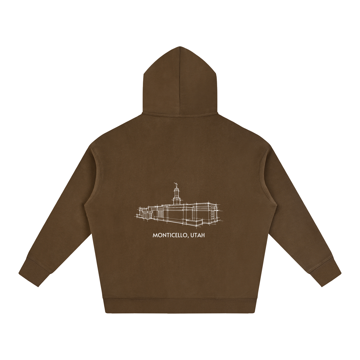 Ultra-soft Oversized Temple Hoodie (Monticello)