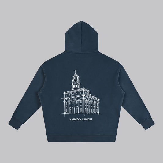 Ultra-soft Oversized Temple Hoodie (Nauvoo)
