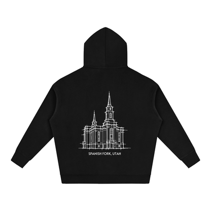 Ultra-soft Oversized Temple Hoodie (Spanish Fork)