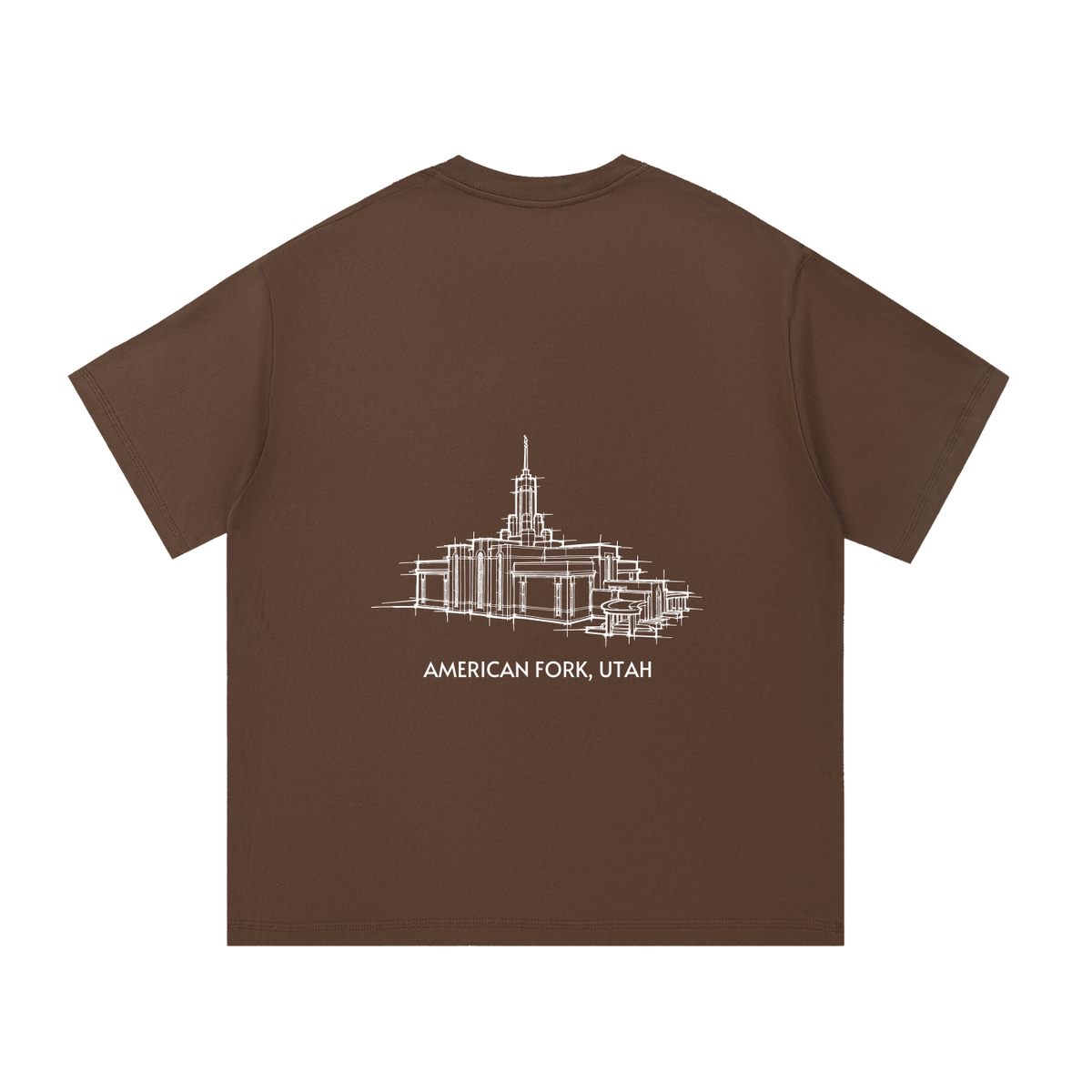 Essential Heavyweight Temple Tee (Mount Timpanogos)