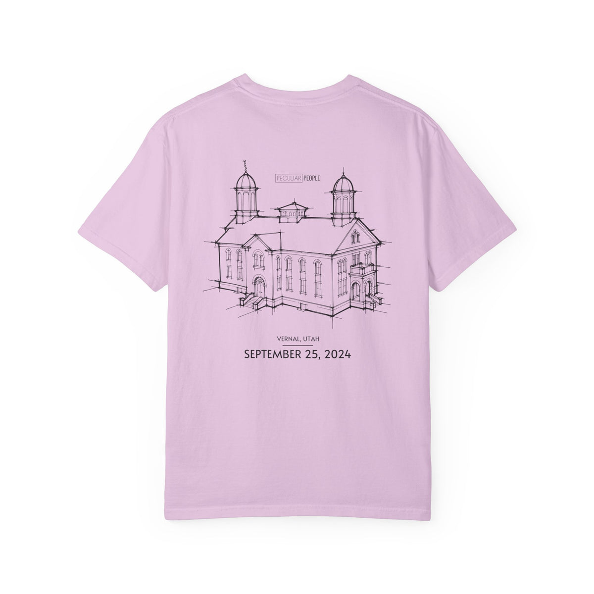 Essential Temple Tee – with personalizable date (Vernal)