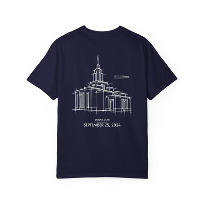 Essential Temple Tee – with personalizable date (Draper)