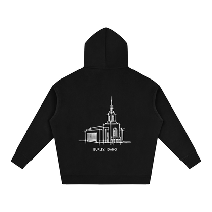 Ultra-soft Oversized Temple Hoodie (Burley)
