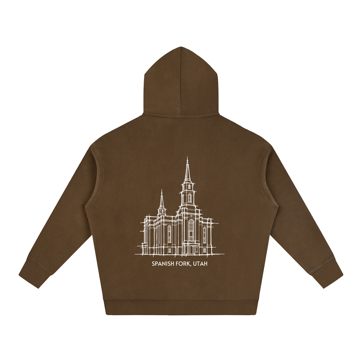 Ultra-soft Oversized Temple Hoodie (Spanish Fork)