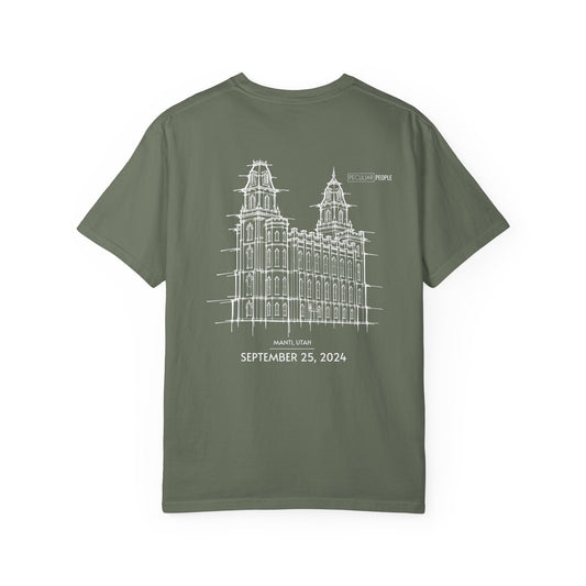 Essential Temple Tee – with personalizable date (Manti)