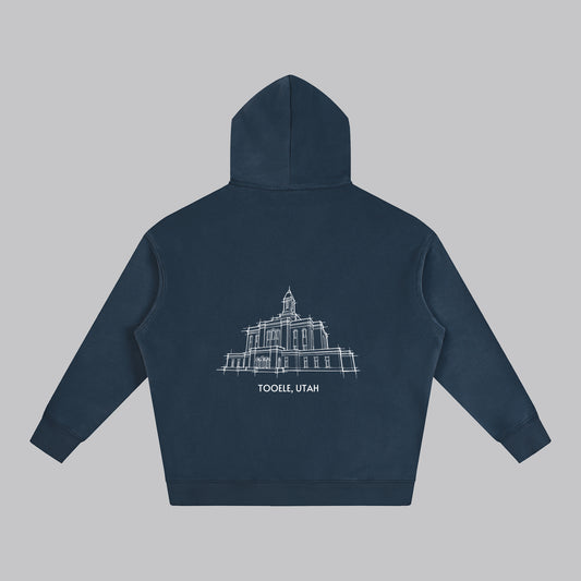 Ultra-soft Oversized Temple Hoodie (Deseret Peak)
