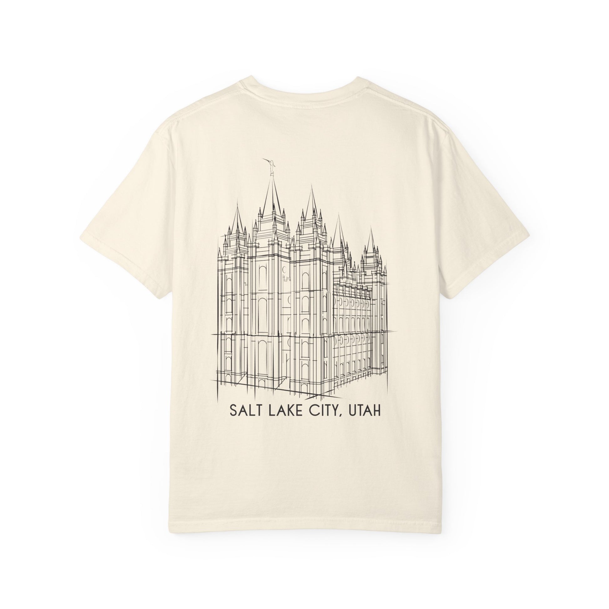 Essential Tee — Salt Lake City Temple Sketch Tee