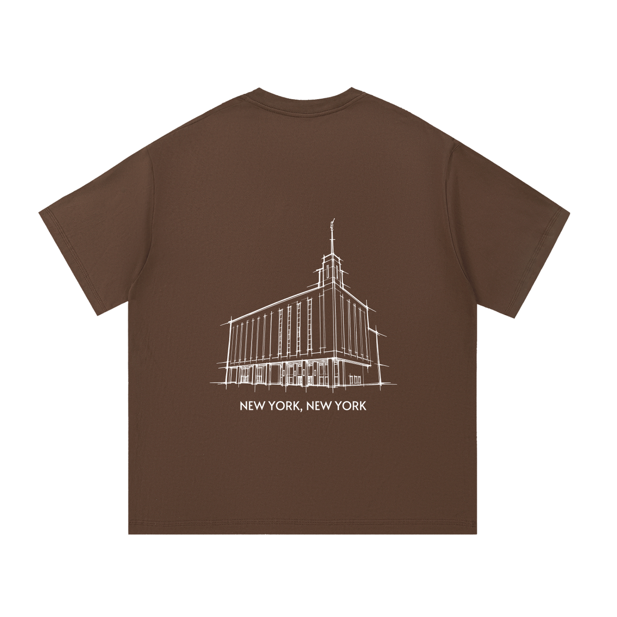 Essential Heavyweight Temple Tee (Manhattan)
