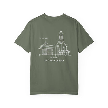 Essential Temple Tee – with personalizable date (Ephraim)