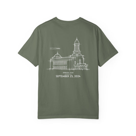 Essential Temple Tee – with personalizable date (Ephraim)