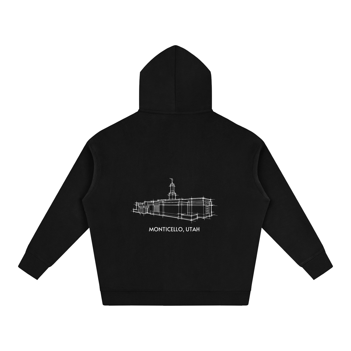 Ultra-soft Oversized Temple Hoodie (Monticello)