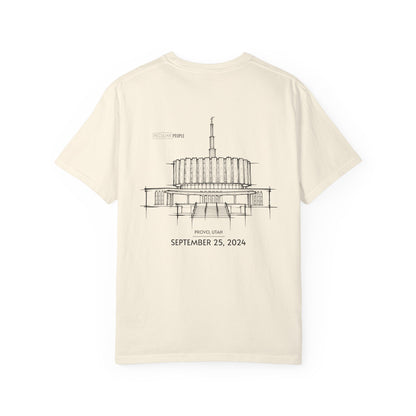 Essential Temple Tee – with personalizable date (Provo)