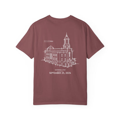 Essential Temple Tee – with personalizable date (Smithfield)
