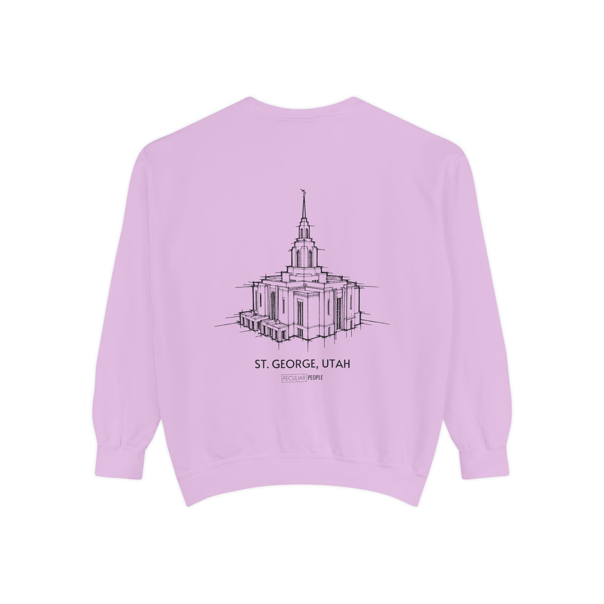 Classic Temple Crew Sweatshirt (Red Cliffs)