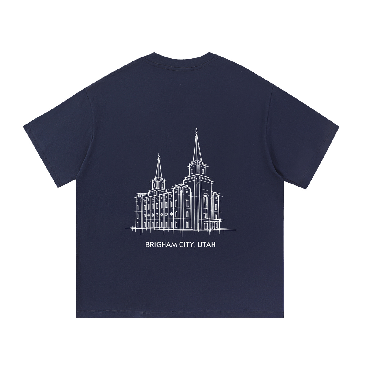 Essential Heavyweight Temple Tee (Brigham City)