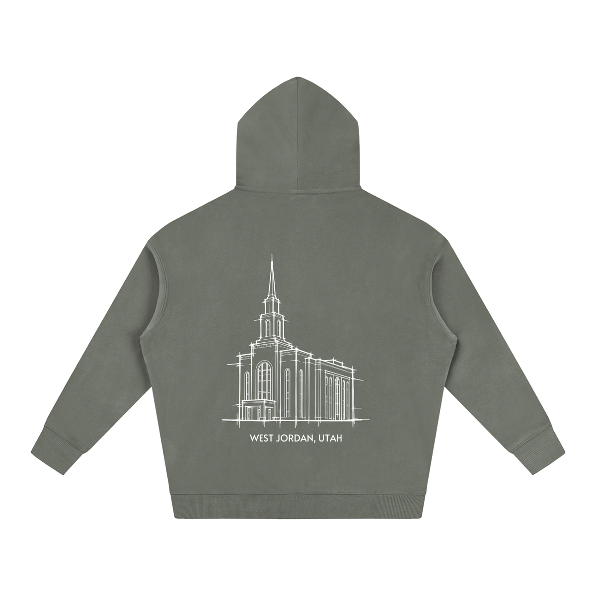 Ultra-soft Oversized Temple Hoodie (West Jordan)