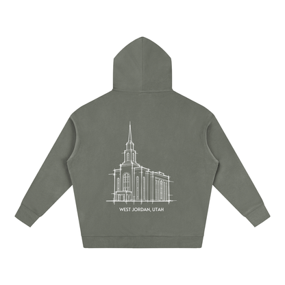 Ultra-soft Oversized Temple Hoodie (West Jordan)