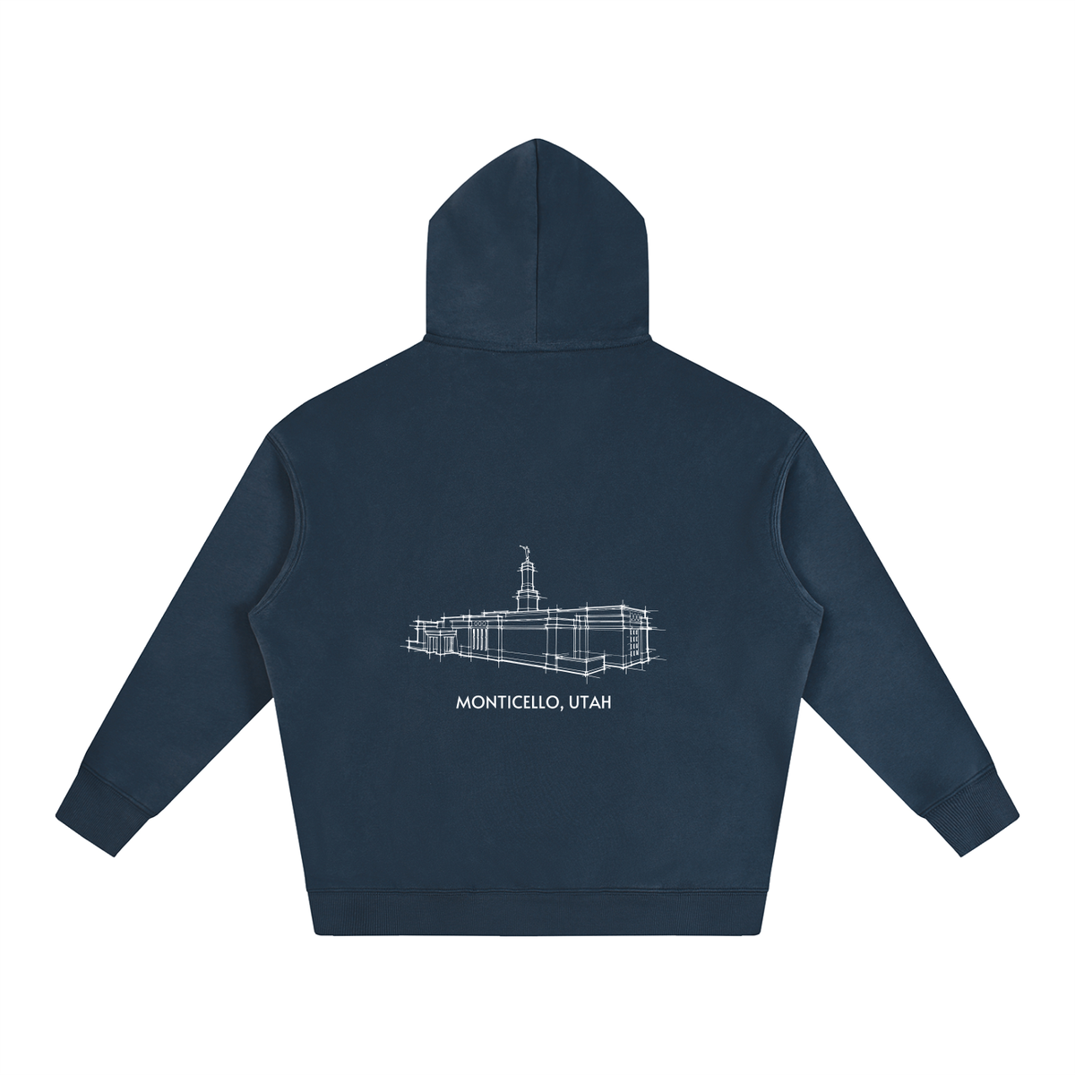Ultra-soft Oversized Temple Hoodie (Monticello)