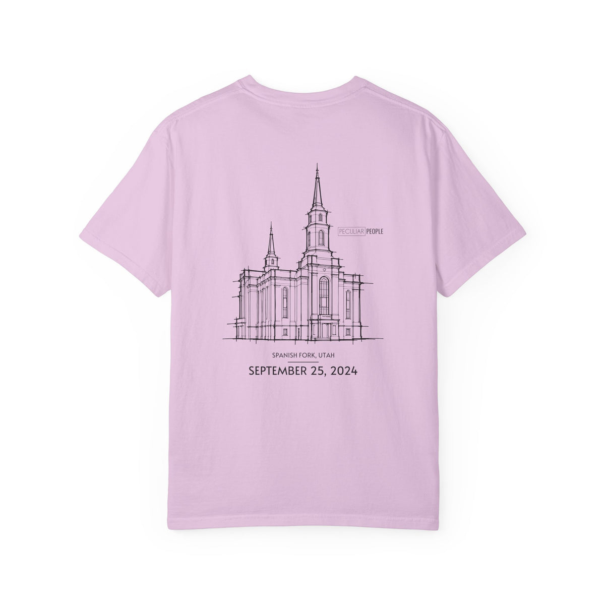 Essential Temple Tee – with personalizable date (Spanish Fork)