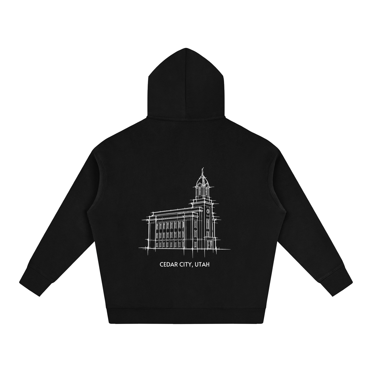 Ultra-soft Oversized Temple Hoodie (Cedar City)