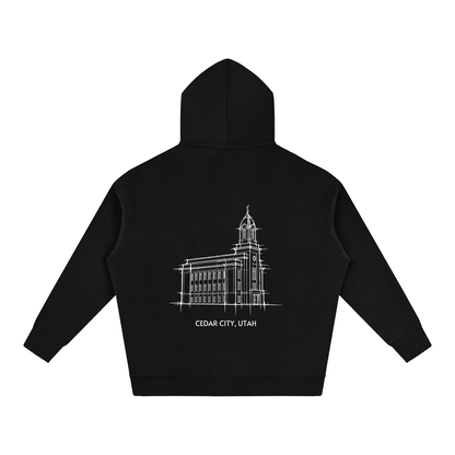 Ultra-soft Oversized Temple Hoodie (Cedar City)