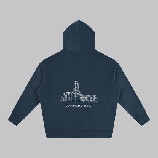 Ultra-soft Oversized Temple Hoodie (San Antonio)