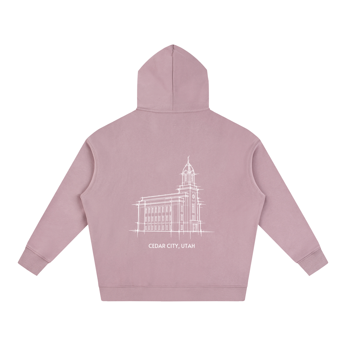 Ultra-soft Oversized Temple Hoodie (Cedar City)