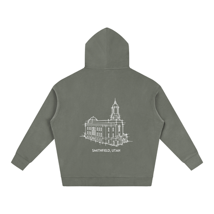 Ultra-soft Oversized Temple Hoodie (Smithfield)